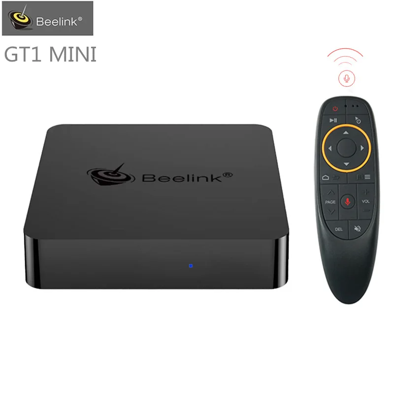

Beelink GT1 MINI Voice Remote TV Box Android 8.1 Amlogic S905X2 2.4G + 5.8G WiFi 1000Mbps USB3.0 BT4.0 Support 4K H.265