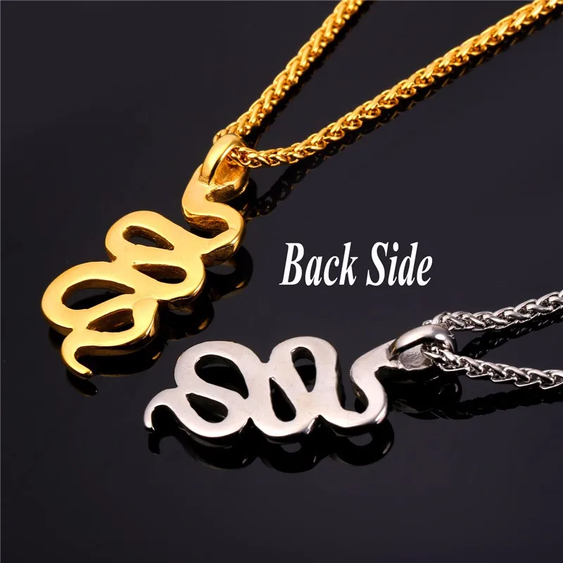 "SnakeyCol" - Stainless steel snake collar 6