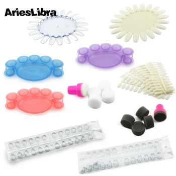 

AriesLibra False Nail Tips Color Card Practice Display Tools Manicure Nail Art Tool for Nail Beauty Acrylic Tips for Gel Polish