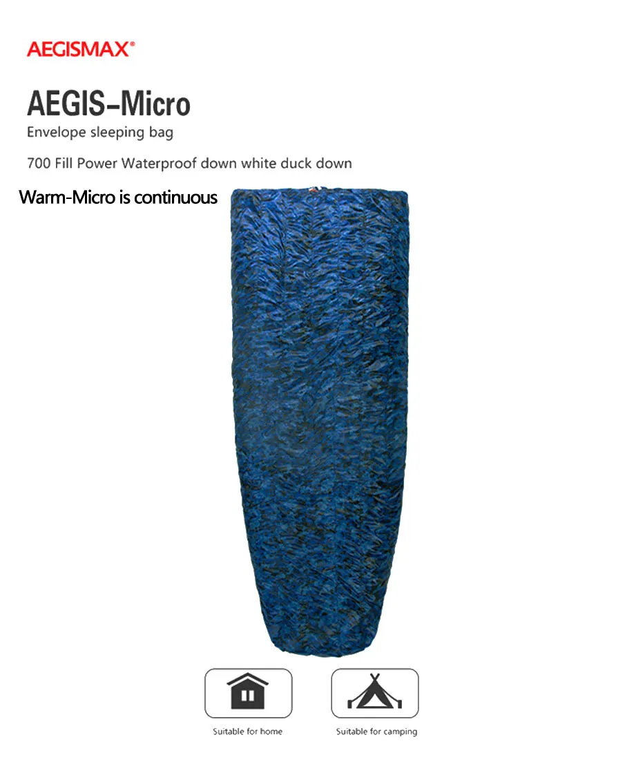 Aecismax Micro2 серия ultraligero наружный кемпинг sobre pato blanco abajo saco de dormir niche