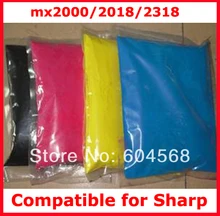 High quality color toner powder compatible for Sharp mx2000/2018/2318 Free shipping