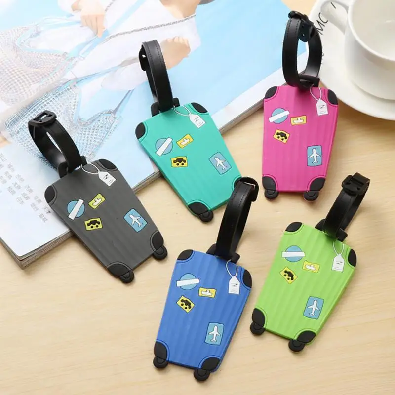 2018 New Cartoon Soft Travel Holiday Luggage ID Tag Labels Summer Vocation Consignment Card for Beach Students | Багаж и сумки