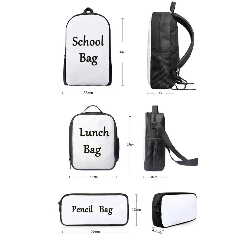 

FORUDESIGNS Wholesale Custom bag for men women Children School Bag Set Designer Shoulder Bags Drop Shipping Bag