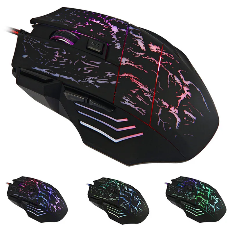 Buy Newest High Quality Gifts Gaming Mouse 3200 DPI LED Optical USB Wired