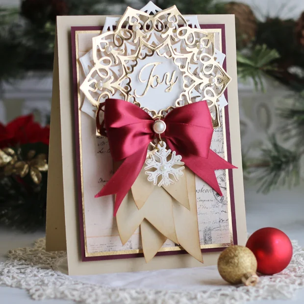 2018 new Christmas Snowflake Doily Metal Cutting Dies Stencils for DIY Scrapbooking Decorative Embossing Paper Cards | Дом и сад
