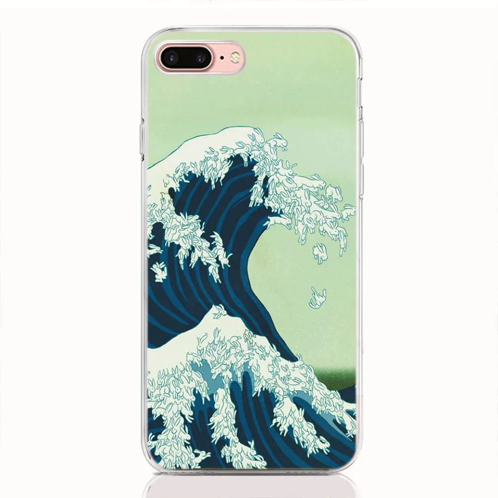 A28  7 Plus Cartoon Wave Art Japanese