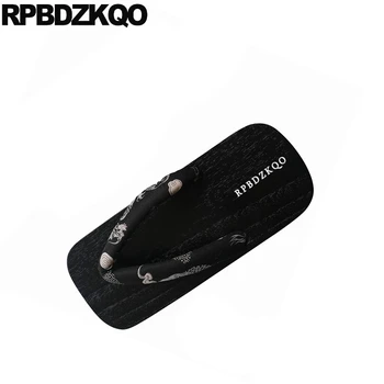

Slip On Shoes Nice Slides Waterproof Outdoor Men Geta Sandals Platform Japanese Clogs Black Breathable Flip Flop Slippers Summer