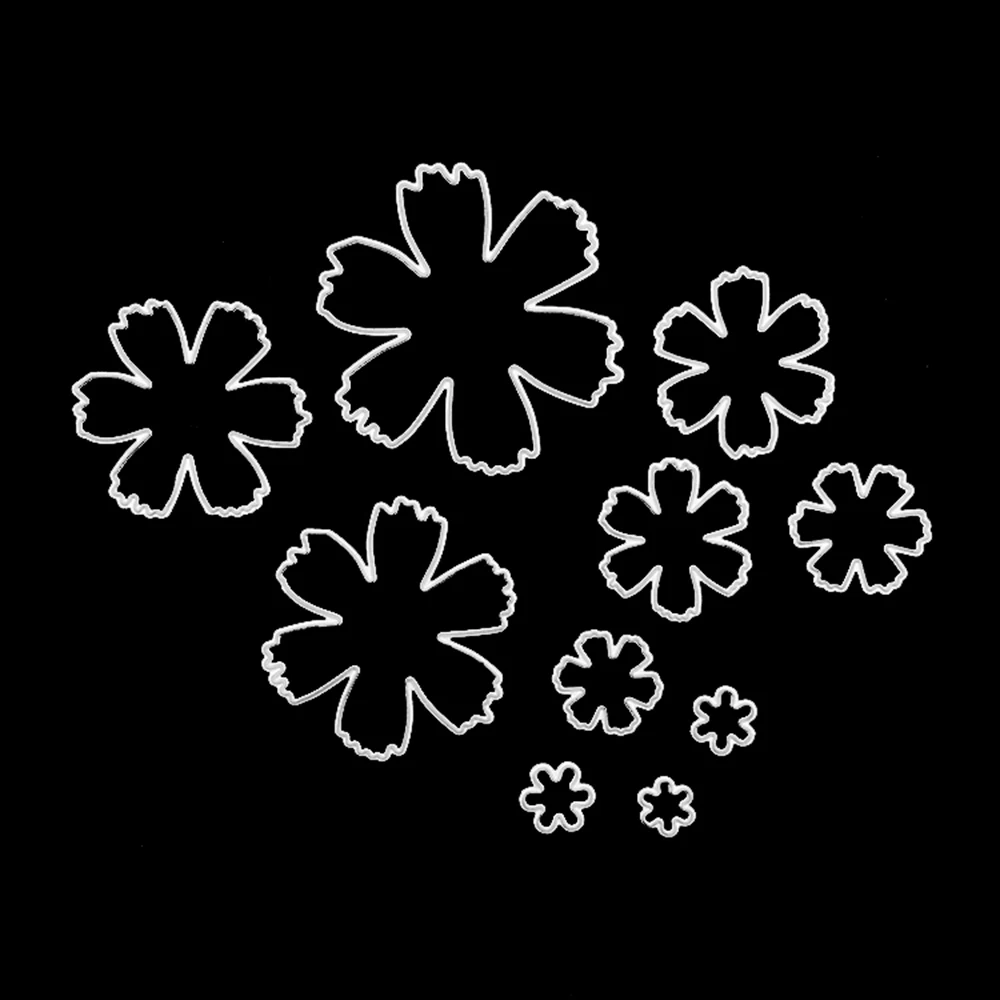 Flower Metal Cutting Dies Scrapbooking Die DIY Craft Cut Die Photo Invitation Cards Making Cut Dies - 32888345789