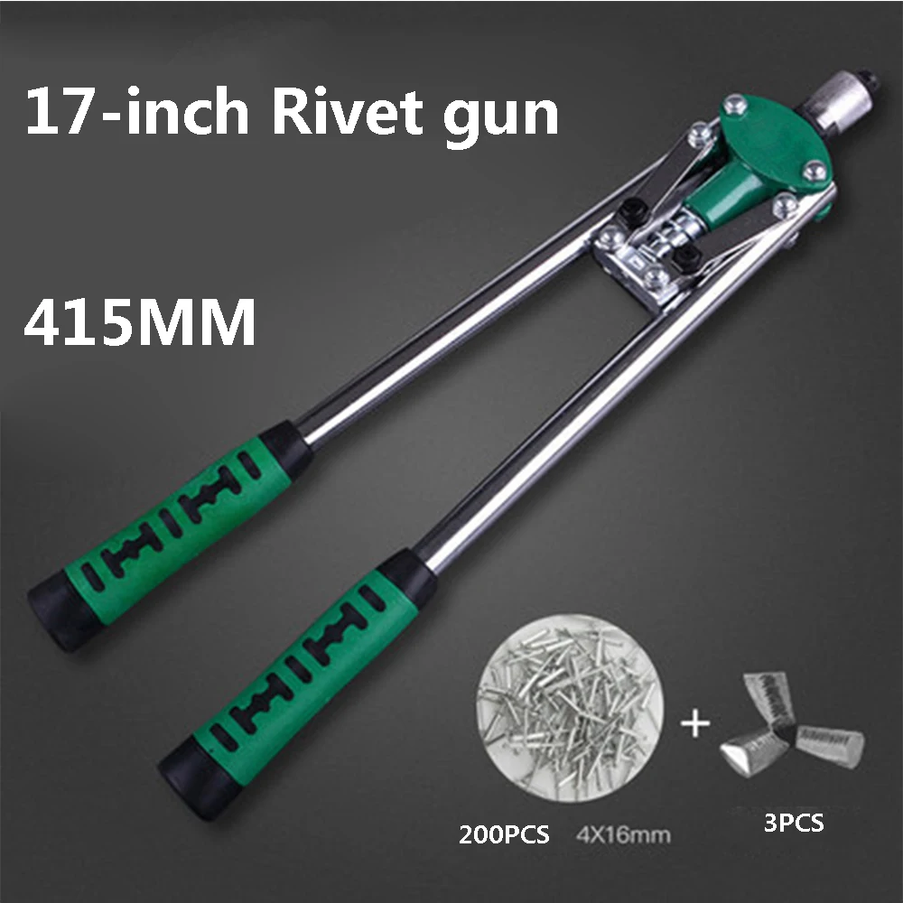 

204 Pcs/set Aluminum Alloy Blind Rivet Nuts Threaded Insert Riveter Gun Household Tools Set Screw Tools