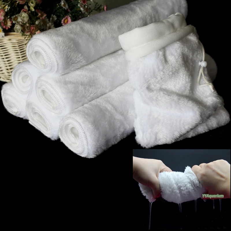 

5PCS/LOT Fish Marine Sump Filter Felt BAG Durable Washable Aquarium Filter Sock Bag for Filtration system 20*35cm