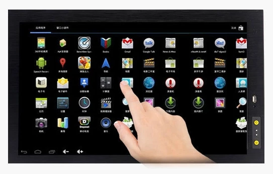  17 inch industrial Tablet PC computer all in one led lcd tft full hd touch interactive monitor