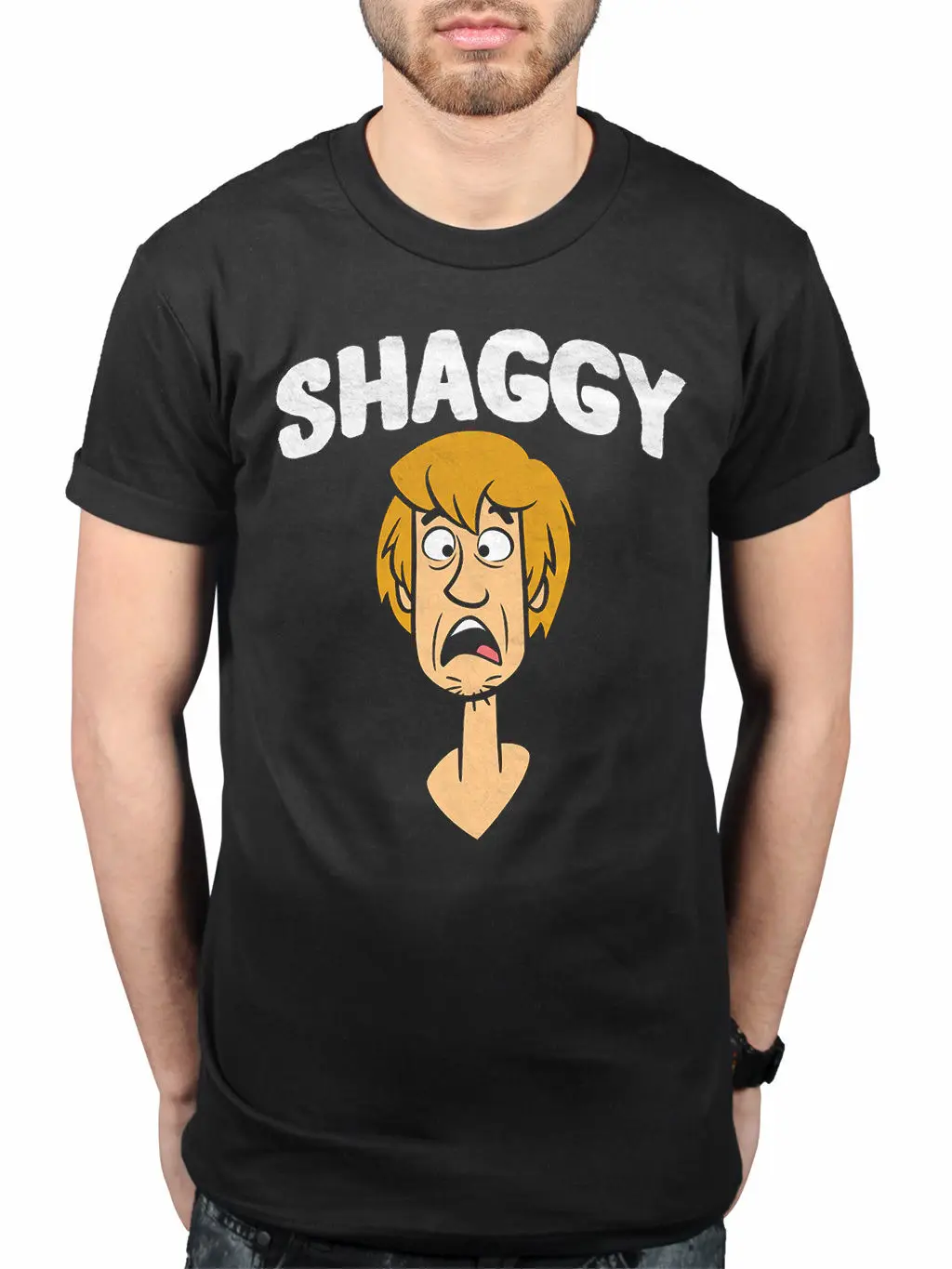 Official Scooby Doo Shaggy T Shirt Cartoon Scrappy Doo TV Yabba Doo T