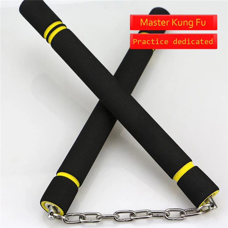 Пенопластовая практика Nunchaku JKD обучение безопасности боевые изделие для боевых искусств Обучение ПВХ Пена Губка Мягкий каратэ практика Стик Nunchaku