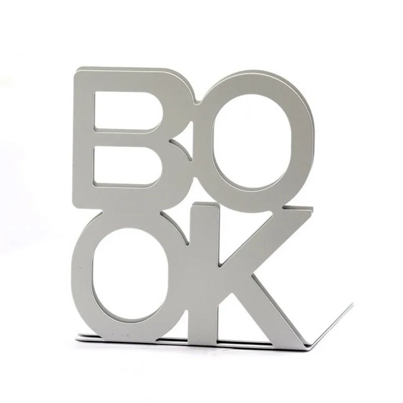

Coloffice 2PCS/Lot Colorful BOOK Large Business Bookends Desk Organizer Desktop Office Home Book Holder Bookends For Student