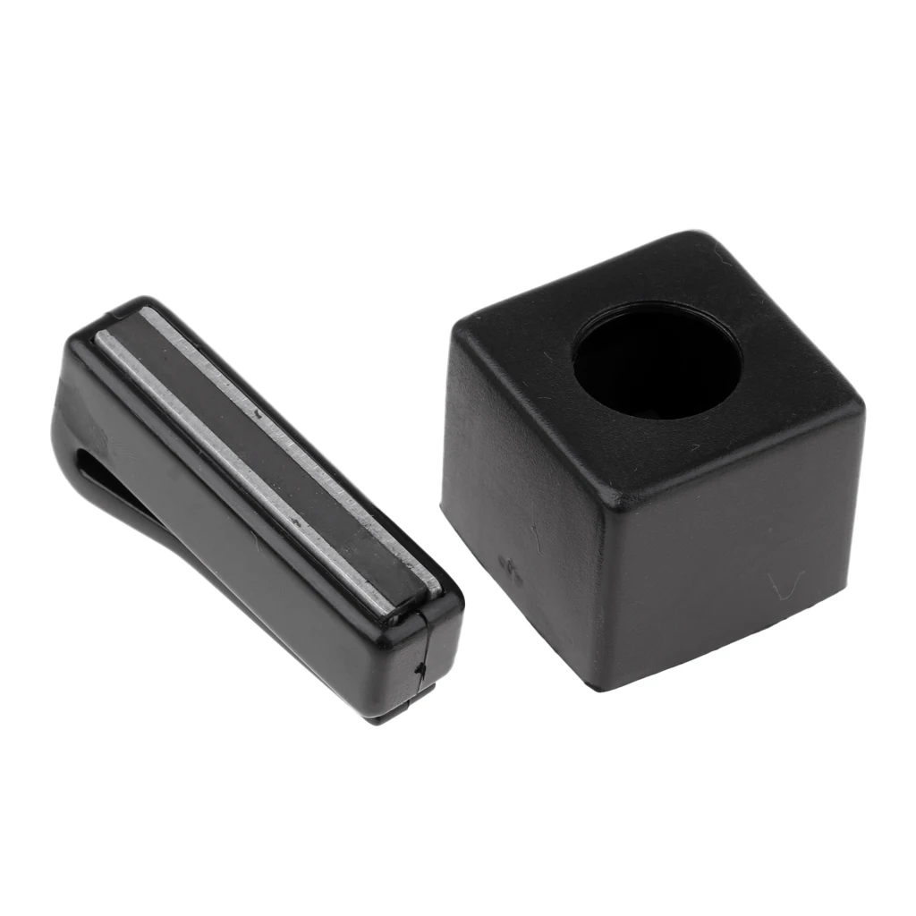 High Quality Pool Cue Chalk Holder With Belt Clip Tool and U Type Billiards Pool Snooker Cue Tip Scuffer For Billiards Lover