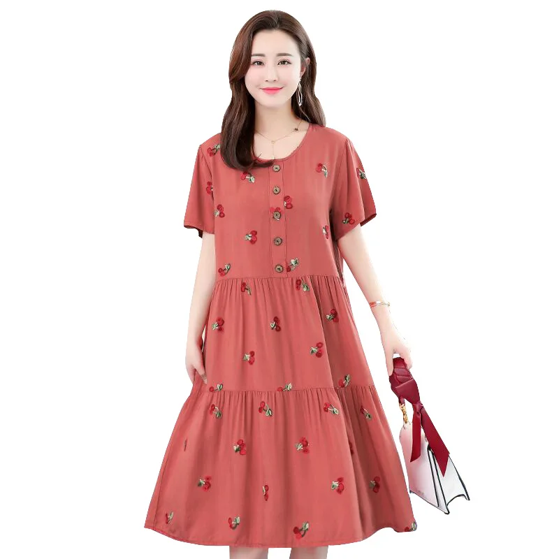 Новые женские летние платья из хлопка с вышивкой винтажное платье vestidos robe femme
