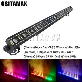

Center 14pcs 3W CREE Warm White LED Black Light DJ Disco Party Blacklight Outside RGB Lamp Light Bar LED Strip Lights Party Club