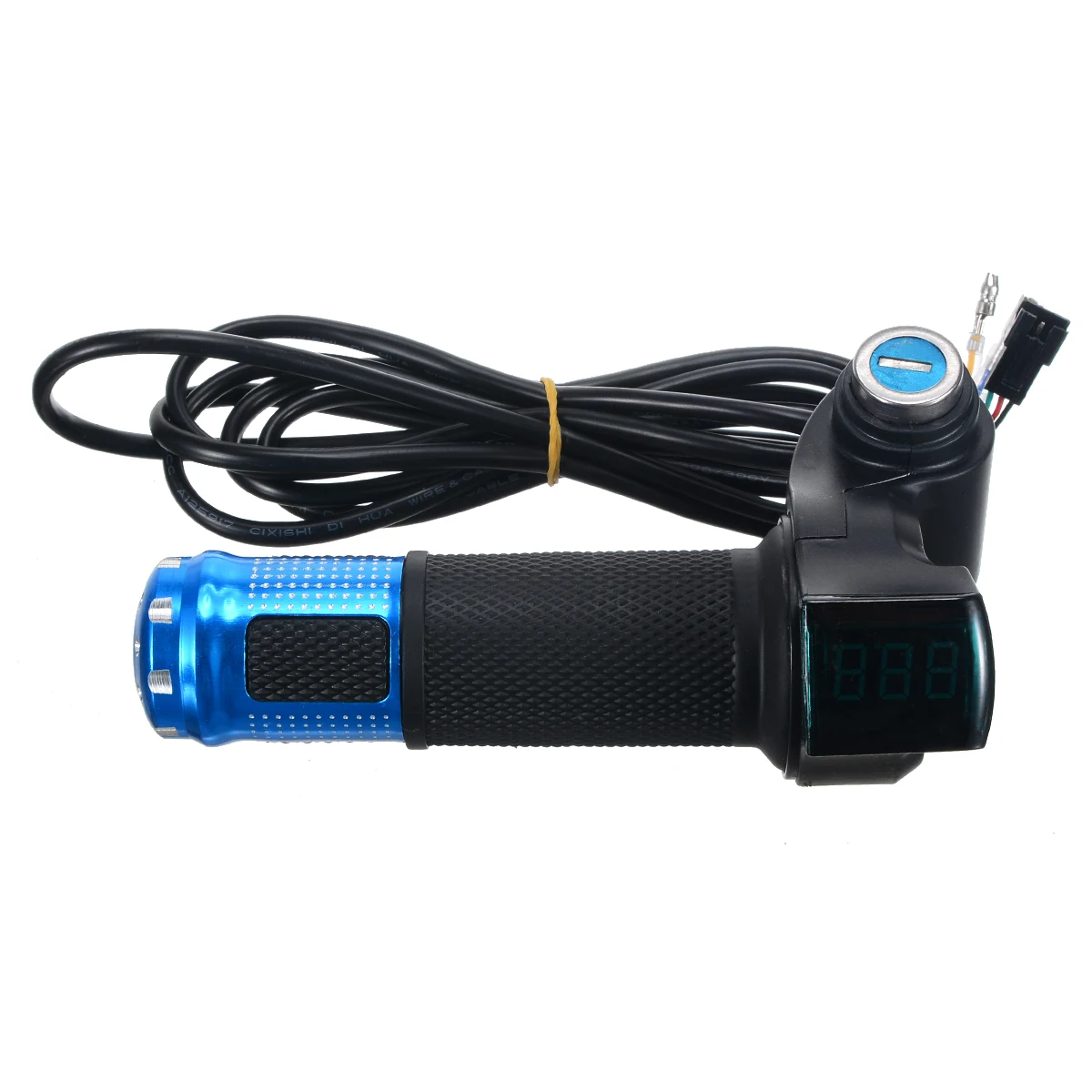 1 Pair Electric E Scooter Bike 24V 36V 48V Display Throttle Rubber Aluminum Handlebar Grip Outdoor Cycling Bicycle Parts