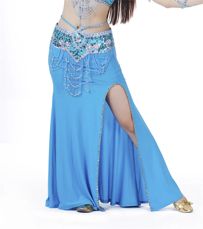 Новое поступление Женская юбка для танца живота танцевальный костюм индийская танцевальная юбка одежда 10 цветов