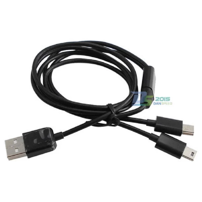 DANSPEED 1 м USB 2,0 «Папа-папа» 2 Mini B 5-контактный штекер Jack Y сплиттер Мощность Кабель-адаптер