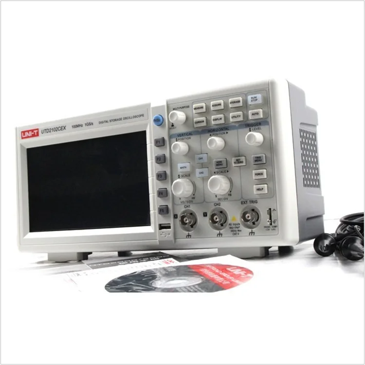 U024 UNI-T utd2102cex 1gs/S 100 мГц 2 Каналы цифровой осциллограф высокого качества от utd2102cel |