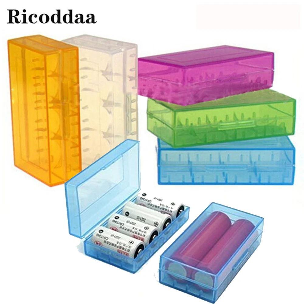 

18650 Battery Case Plastic Protective Battery Storage Boxes Holder For 18350 CR123A 18500 Battery Accessories Drop Shipping