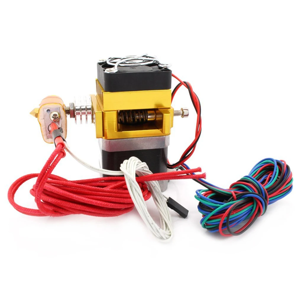 

HOT-1.75/0.4mm Nozzle Print Head MK9 Extruder Hotend with NTC 100k Thermistor and 700mm PTFE Tube for Reprap Prusa i3 3D Print