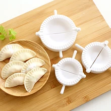 Behogar-coupe-boulette chinois en plastique, moule de raviolis, pour pâte à pression, 3 pièces, outils de cuisine de pâtisserie