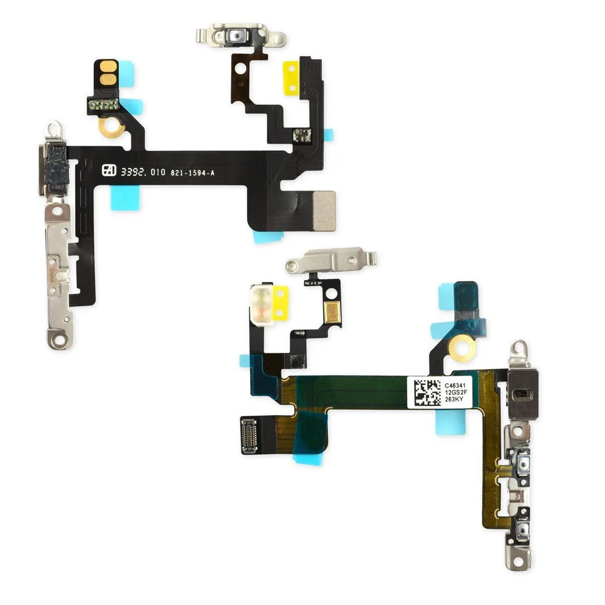 

YUEYAO Power Flex For iPhone SE Power Button On/off Switch Key Flex Cable Ribbon For iphone 5SE With Metal Replacement Parts