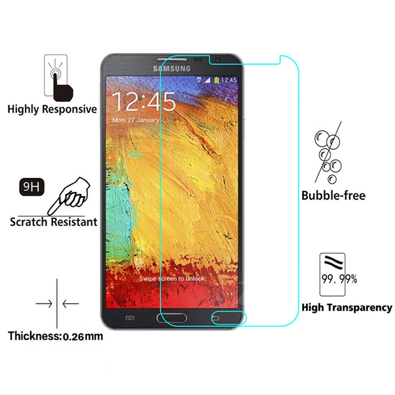 2-5D-Tempered-Glass-for-Samsung-Galaxy-Note-3-Neo-9H-Explosion-proof-Protective-Film-Screen