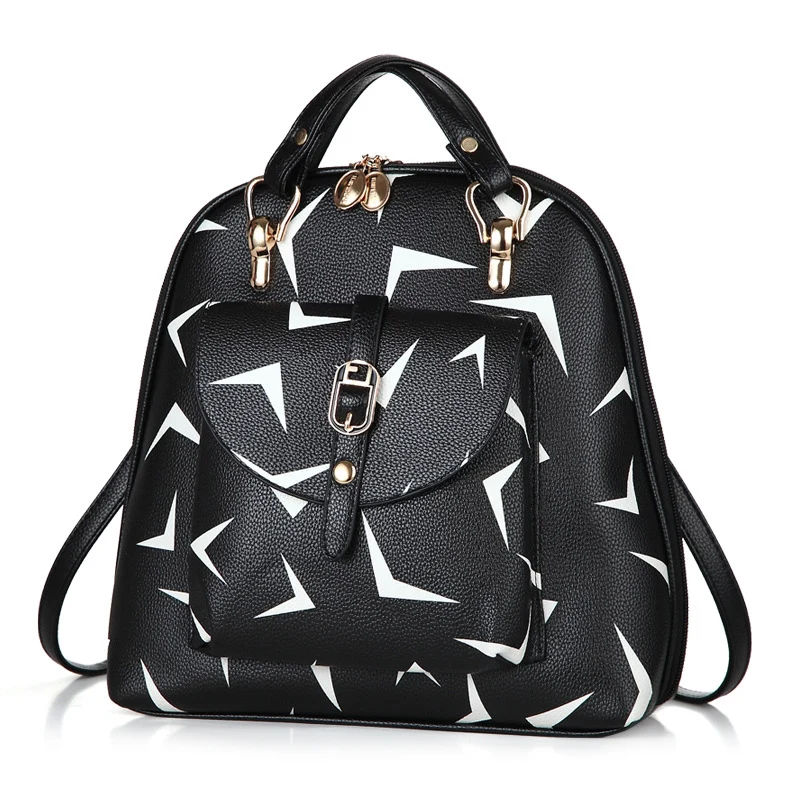 New Fashion Women Backpacks Women s PU Leather Backpacks Girl School Bag High Quality Ladies Bags