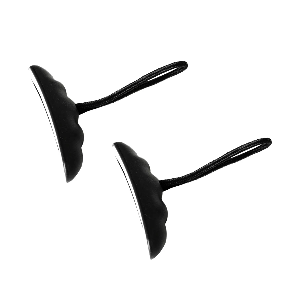 2 Pcs Universal Kayak Canoe Carry Grip Handle Pull Handle with Braided Cord for Fishing Marine Boat Dinghy Replacement Accessory