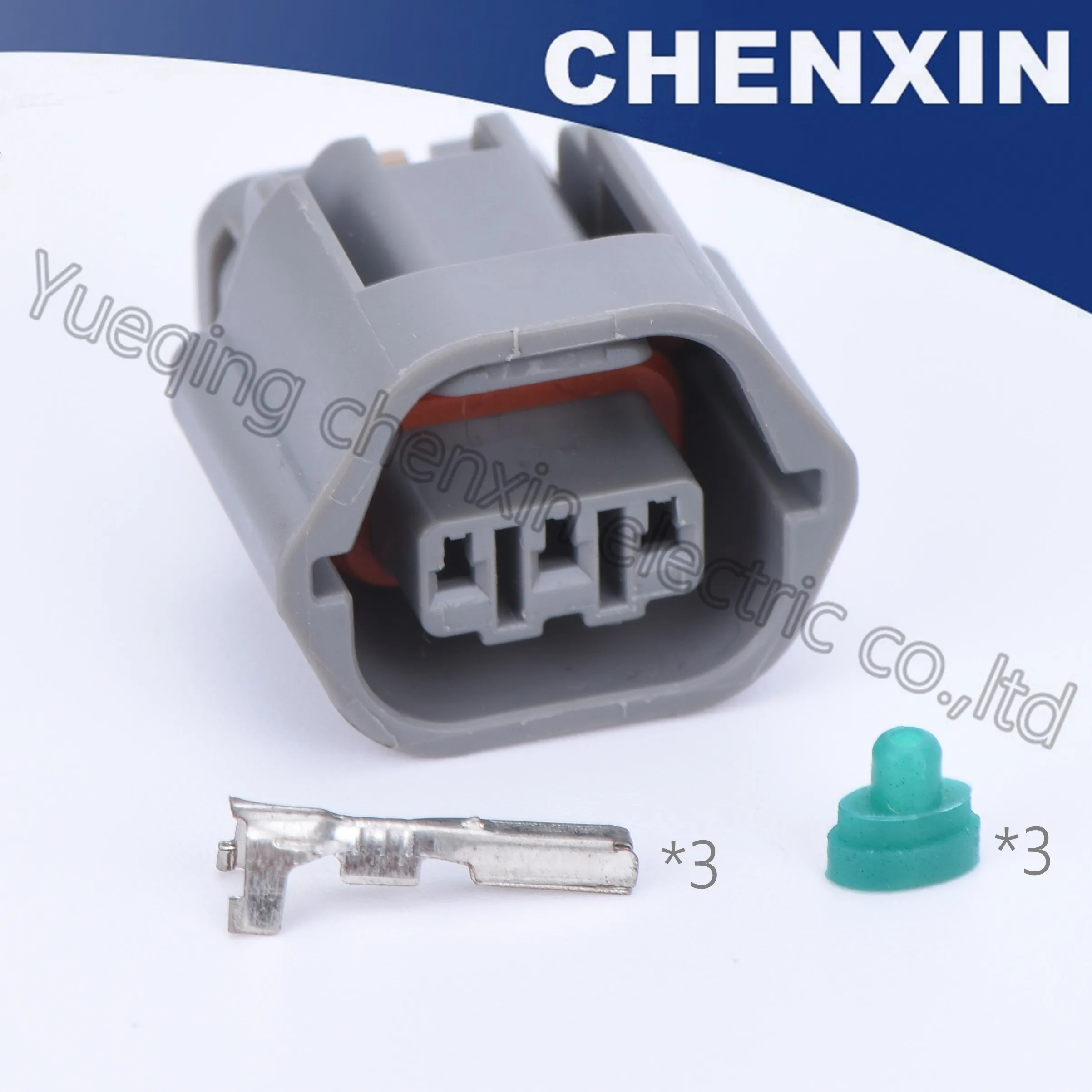

Gray 3pins car waterproof auto connector MG641295-4 (1.2) female Sensor electric wiring cable Plug