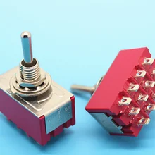 MTS 403 ВКЛ ВЫКЛ Мини Миниатюрный переключатель 3 позиции 4PDT