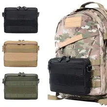 Военная Тактическая Сумка Molle Многофункциональный Открытый EDC инструмент молния поясная 1000D нейлон прочный журнал сумка