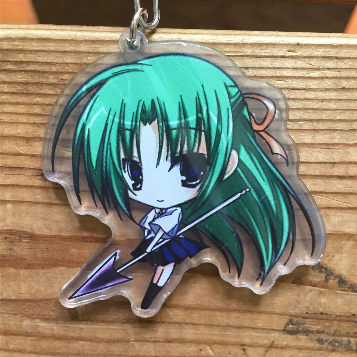 Акриловый брелок для ключей с аниме Higurashi no Naku Koro ni Ryuuguu Rena 6 см|Реквизит костюмов| |