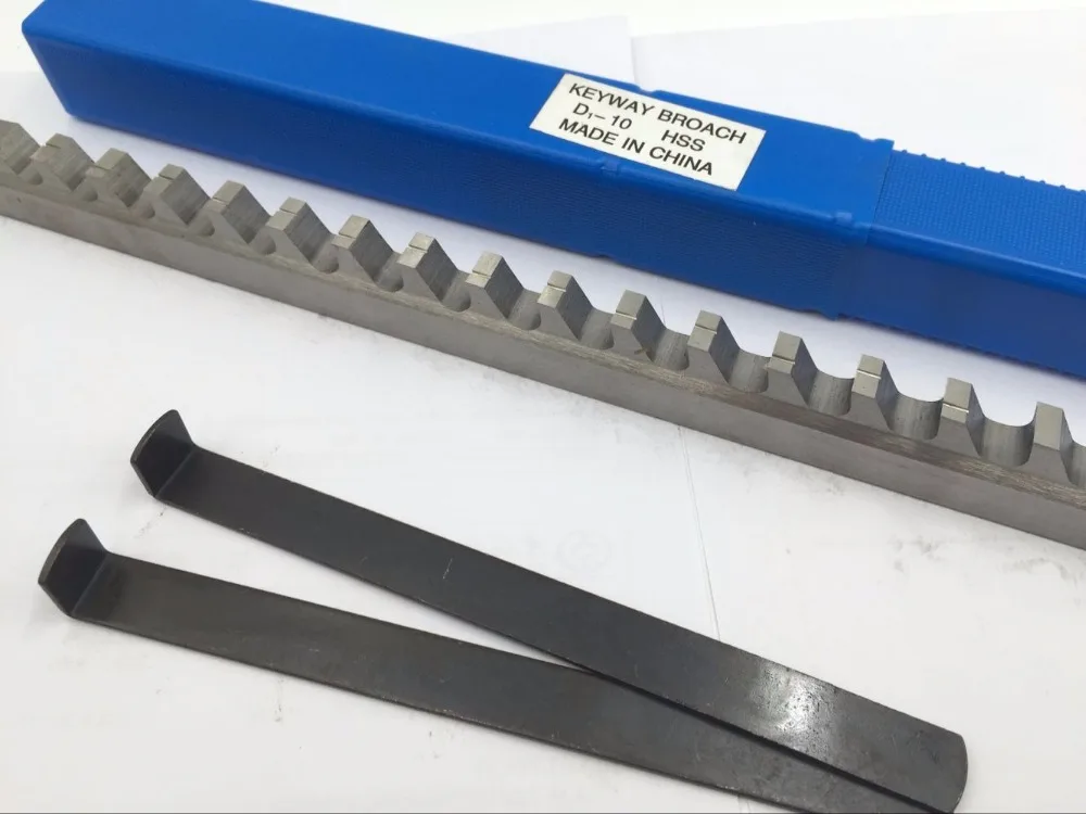 HSS Keyway Broach D Тип 10 мм + 12 14 & E 16 CNC режущий инструмент для металлообработки|cnc cutting|keyway