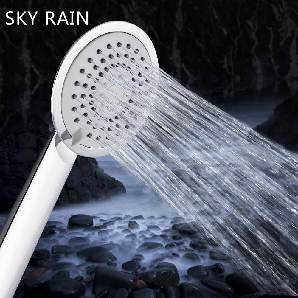 

SKY RAIN Smart Hand Shower ABS Chrome Multi-function Hand Held Rain Shower Head