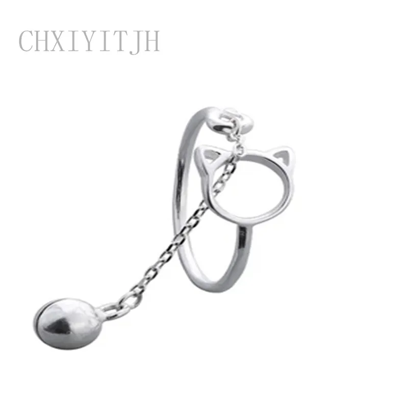 

925 Sterling silver Open ring finger The index finger ring Women fashion jewelry