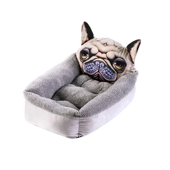 

Cartoon Pet Dog Bed Warm Cat Puppy Bed Cushion Cute Cat Dog Sofa Beds Pet Bed House For Small Dogs Mattress Pet Products