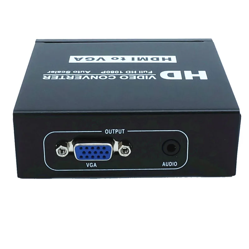Адаптер HDMI VGA для мужчин и женщин HD 1080P Аудио кабель конвертер ПК ТВ приставка