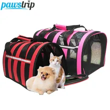 Pawstrip 3 размера сумка-переноска для собак сетчатая дышащая Сумка-переноска для кошек складная переносная дорожная сумка для собак чихуахуа