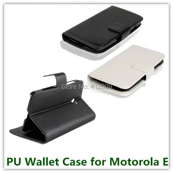 

Fashion PU Leather Stand Pouch Skin Wallet Money Bag Cover Case for Motorola Moto E XT910 Stand and Magnetic Fastener Phone bags