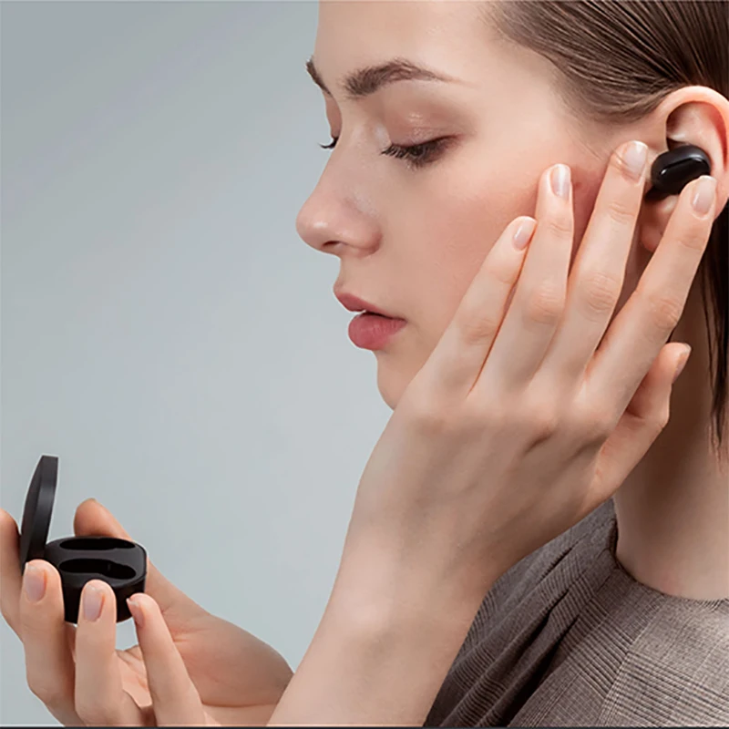 В наличии Xiaomi Redmi Airdots bluetooth наушников TWS стерео Бас BT 5 0 Eeadphones с микрофоном громкой
