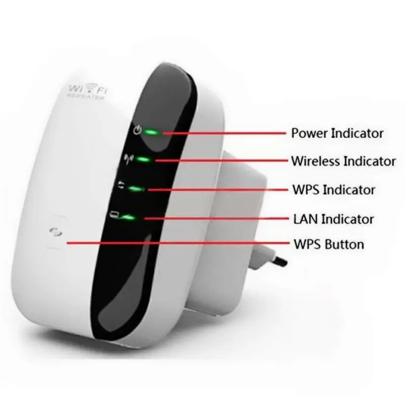 Беспроводной Wi Fi ретранслятор 802.11n/b/g WPS Repetidor 300 Мбит/с сети AP маршрутизатора