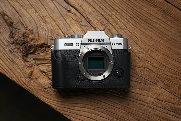 AYdgcam ручной работы из натуральной кожи чехол для камеры Fuji Fujifilm XT10 XT20 XT30 видео половина сумка Ретро Винтаж нижний чехол