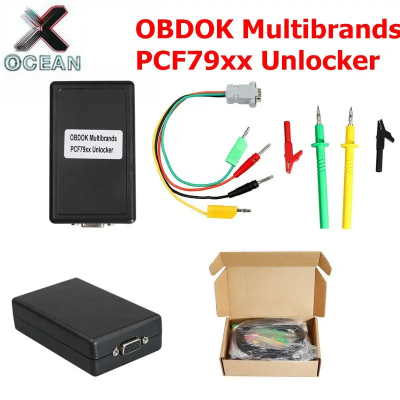 OBDOK Multibrands PCF79xx Unlocker для OBDOK Multibrands для обновления оригинальный удаленный БЕСКЛЮЧЕВОЙ Тип ключей и использованные ключи