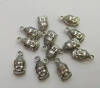 

Shop Sale-- 100pcs Buddha Charms Antique Silver Tone High quality 20x13mm buddha pendant