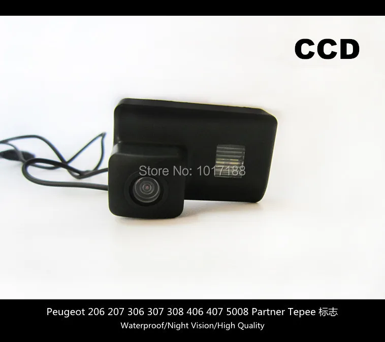 HD Car Rear View Parking CCD font b Camera b font For Peugeot 206 207 306