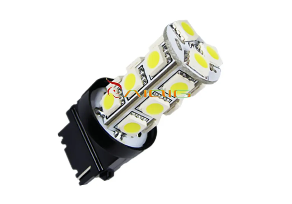 2 шт. T25 3156 3056 белый 18 SMD 5050 Светодиодный лампа p27w светодиодный автомобиля луковицы поворотов Внешний Фары автомобиля фары 12 V
